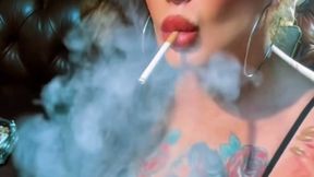 Filling the lungs with Newport Menthol - Bimbo Milf - Mature Doll - Audible Inhales and exhales