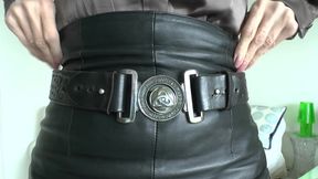 Belt Fitting in the Living Room, Part 1, Lady Victoria Valente