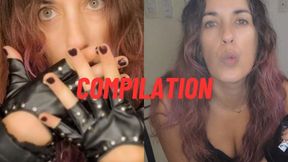 A compilation of videos of me smoking, wearing a leather look, and ignoring you.