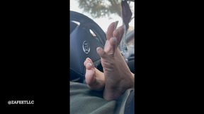 "Pull Over And Admire My Feet"