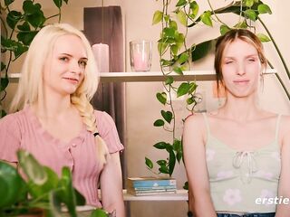Ersties - Anal play with feeling - Runa and Amber give themselves over