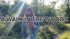 home wrecker takes a walk in the woods and gets hard fuck with huge cumshot on tits!