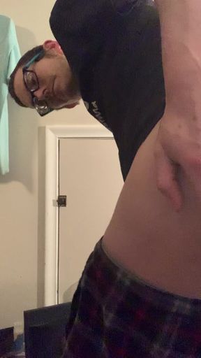 Denzel James stuffs himself again before bed