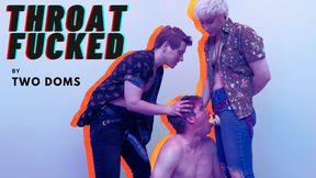 FTM Trans Threesome Extreme Throatfucking with Cosmicbroccoli