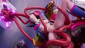 Tentacles Bring 3d To Her Breaking Point