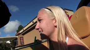 jade amber swallows mike hunt s cum after cowgirl ride
