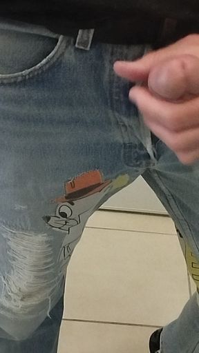 Fetich jeans Levi's masturbation