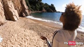 ”Casual Blowjob On Public Beach With Luna Corazon”