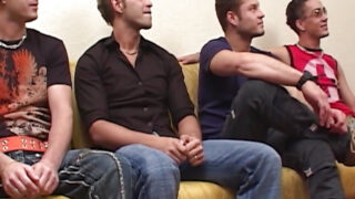 フェラチオ, 射精, 乱交, ファック, 輪姦, チンポ – ヨーロッパ人男性による激しいアナル輪姦