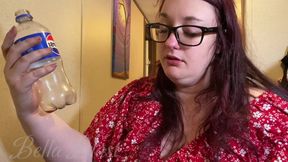 Up Close Voyeurism Gulp, Chug, and Burp! Bella Blast