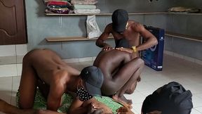laundry day turns into orgy session
