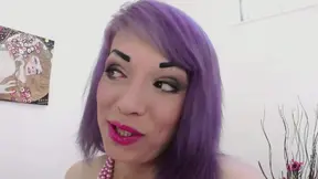 A Young Russian Rebel with Lilac Hair Gets Her Ass Fucked Hard by Omar Galanti