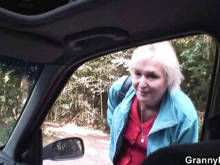 That Guy Picking up Hitchhiking old Granny for Play