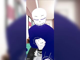 Homosexual sans tugjob on Vrchat(test movie scene)