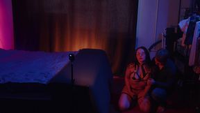 lustful boy piss his wife s and fucks in ass her, and she gets cum in mouth.