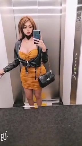 Epic moment from &quot;Tranny In The Elevator Seeing Her Naked Body&quot;