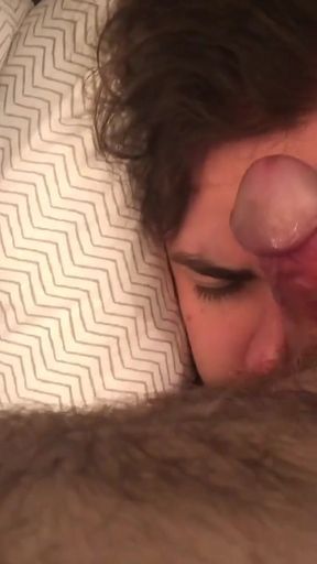 POV: Dirty Verbal Daddy feeds his Cock to a Fag   Clip 2