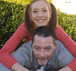 Teen Molly is getting naughty with her stepdad