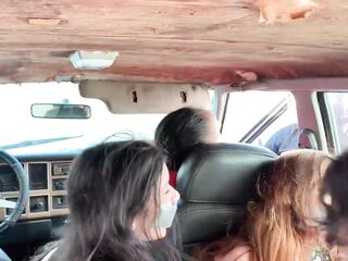 9 Latina College Girls Bound And Gagged In A Car