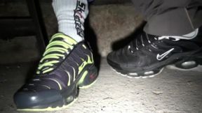 Slut submissed to the Sneakers of julien a scaly boy