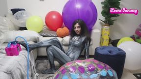 Owllete pumps up jumbo beach ball and miss SnapBack balloon copy