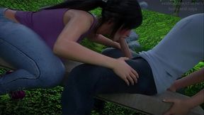 my stepsister instantly deepthroats my cock whenever she sees it! [milfy city - caroline 6]