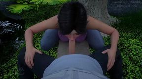 my stepsister instantly deepthroats my cock whenever she sees it! [milfy city - caroline 6]