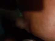 Close up sex machine fuck with no hands cumshot