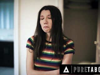 Virgin Teen Maya Woulfe Betrays GF To Screw Aged Femdom Stepsister Gizelle Bl...