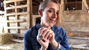 Cute tgirl rips clothes in barn reality shocker big ass in anal shock