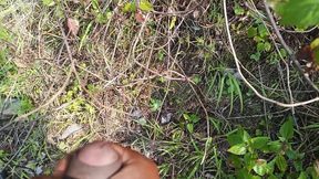 The girl shuddered and ran away from my thick penis and it was fun