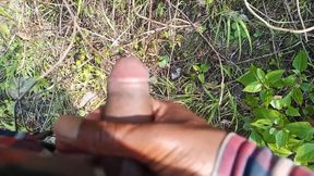 The girl shuddered and ran away from my thick penis and it was fun