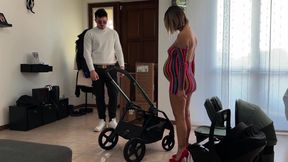 Anal I Get My Ass Fucked by the Owner of the Store Where I Bought the Stroller. Pregnant