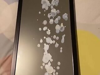 12mn BIG EXPLOSIVE LOAD ON THE MIRROR - VERY HOT SQUIRTING COMPILATION