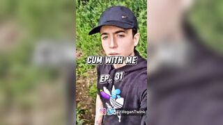 Lad Shoots a load in Public Cruising Park