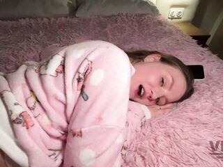 CUTE TEEN CUMS NON-STOP AND GETS A CREAMPIE