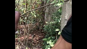 Threesomes outdoor sex with monsters cock