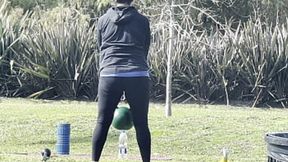 exposing herself in front of others