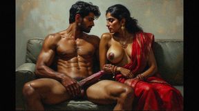 Big cock fucks teen Virgin pussy, hot desi indian village sex