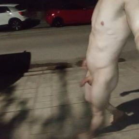 Walking totally naked in public