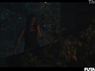 Coco Bae Grows a Dick! Real Life Shemale hentai Turns Hot Brunette hair Into Sex Hungry Tg Transsexual Cunt Eating