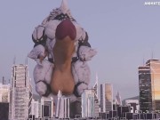Macro Krogan Muscle Hyper Growth Animation