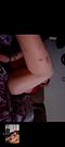 Muscle man jerking off while cute blonde smokes cigarette watches him over video call on the phone