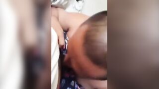Wild Chinese Bear gets down and dirty with a big cock & a juicy creampie