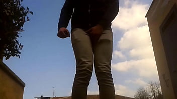 Peed my pants in the parking area