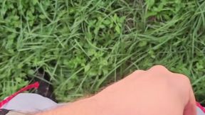 Unbridled cumshots and public pee party