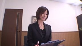 Naughty Hand Job by Office Cutie Akari Asahina – Steamy Solo Tease