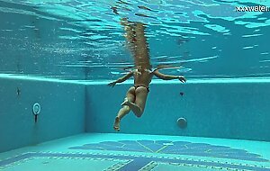 Olla is a sexy swimmer