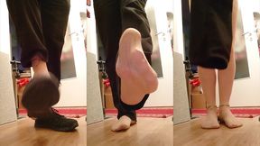 frisch vom einkaufen am morgen