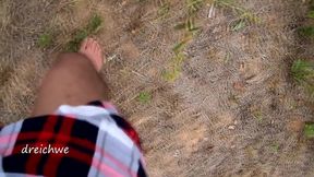 crushing plants in the field